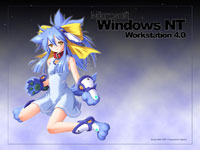  Обойка "OS-tan :: Windows NT Workstation 4.0" 
