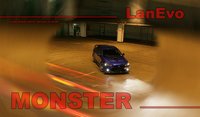  Обойка "Mistubishi Lancer Evolution :: Monster [Wide]" 